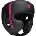 RDX F6 KARA Kids Headgear (MED) - Black/Pink