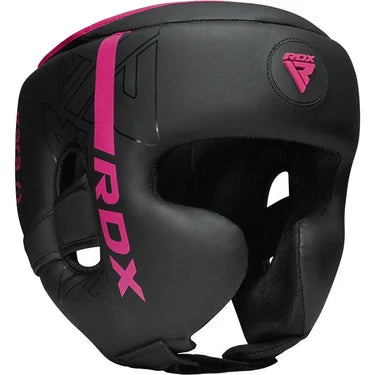 RDX F6 KARA Kids Headgear (MED) - Black/Pink