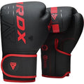 RDX F6 Kara Boxing Training Gloves 16oz - Red/Black